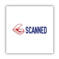 Stamps & Stamp Supplies | ACCUSTAMP2 035606 1.63 in. x 0.5 in. SCANNED Pre-Inked Shutter Stamp - Red/Blue image number 2