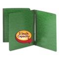 File Folders | Smead 81452 8.5 in. x 11 in. 3 in. Capacity Two-Piece Prong Fastener Premium Pressboard Report Cover - Green image number 5