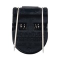 Desk Shelves | Advantus 75344 40 Sheet Capacity Wall Clips for Fabric Panels - Black (20/Box) image number 3