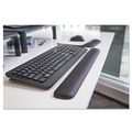 Mouse Pads & Wrist Support | 3M WR85B 19 in. x 2 in. x 0.75 in. Gel Keyboard Wrist Rest - Solid Black image number 4