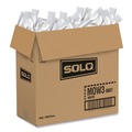Cutlery | SOLO MOW3-0007 Individually Wrapped Regal Mediumweight Plastic Cutlery Spoon - White (1000/Carton) image number 1