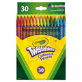 Pencils | Crayola 687409 2 millimeter 2B Twistables Colored Pencils - Assorted Lead and Barrel Colors (30/Pack) image number 2