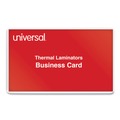 Laminating Supplies | Universal UNV84642 3.75 in. x 2.25 in. 5 mil Laminating Pouches - Gloss Clear (100/Box) image number 4