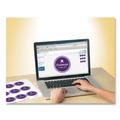 Labels | Avery 22856 2.5 in. Diameter Durable White ID Labels with Sure Feed - White (72/Pack) image number 8