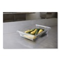 Just Launched | Rubbermaid Commercial FG330600CLR 5 Gallon 26 in. x 18 in. x 3.5 in. Food/Tote Boxes - Clear image number 2
