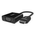 Electronic Adapters & Chargers | Belkin F2CD058 5 in. HDMI to VGA plus 3.5 mm Audio Adapter - Black image number 0