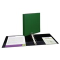 Binders | Avery 27353 11 in. x 8.5 in. 1.5 in. Capacity 3 Rings Durable Non-View Binder with DuraHinge and Slant Rings - Green image number 1
