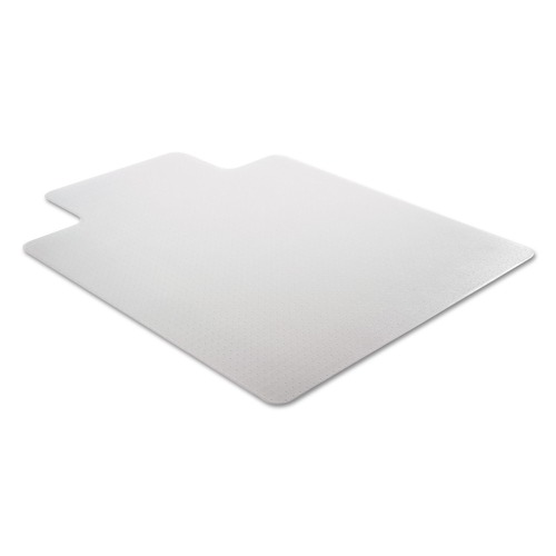 Office Chair Mats | Alera CM1J232ALEPL 45 x 53 Occasional Use Studded Chair Mat for Flat Pile Carpet - Clear image number 0