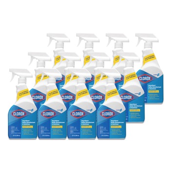 Clorox 01698 32 oz. Spray Bottle Anywhere Hard Surface Sanitizing Spray (12/Carton)