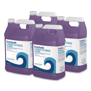 Boardwalk 053000-41ESSN 128 oz. Bottle All Purpose Cleaner - Lavender Scent (4/Carton)