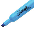 Highlighters | Sharpie 25010 Chisel Tip Tank Style Highlighters - Blue Ink/Barrel (1-Dozen) image number 2