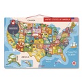 Office & Office Supplies | Janod J05487 Ages 7 to 12 United States Map Cardboard Puzzle image number 0
