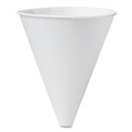 Cups and Lids | SOLO 10BFC-2050 Bare Eco-Forward 10 oz. ProPlanet Seal Treated Paper Funnel Cups - White (1000/Carton) image number 1