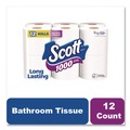 Toilet Paper | Scott 10060 1-Ply 4.1 in. x 3.7 in. Septic Safe Toilet Paper - White (48/Carton) image number 10