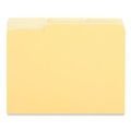 Back to School Sale | Universal UNV12304 1/3-Cut Assorted Tab Interior File Folders - Letter Size, Yellow (100/Box) image number 2