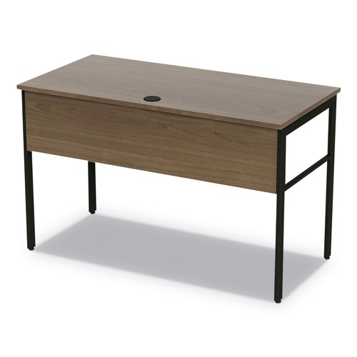 Office Desks & Workstations | Linea Italia LITUR600NW Urban Series 47.25 in. x 23.75 in. x 29.5 in. Desk Workstation - Natural Walnut image number 0
