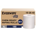 Hand Wipes | Tork 192840 1-Ply 12 x 5.25 Chem-Ready Wiping Rolls - White (6/Carton) image number 1