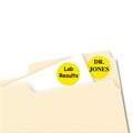 Labels | Avery 05462 0.75 in. Diameter Printable Self-Adhesive Removable Color-Coding Labels - Yellow (24/Sheet, 42 Sheets/Pack) image number 3