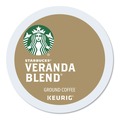 Coffee | Starbucks 12434950 Coffee K-Cups Pack - Veranda Blend (24/Box) image number 1