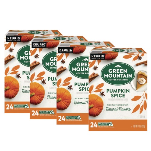 Coffee | Green Mountain Coffee 5000368942 Fair Trade Certified Coffee K-Cups - Pumpkin Spice (96/Carton) image number 0