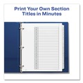 Dividers & Tabs | Avery 11166 Ready Index 11 in. x 9.25 in. 26-Tab Customizable TOC A to Z Tab Dividers - Black/White (1-Set) image number 3
