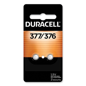 Duracell DURD377B2PK 1.5V 376/377 Button Cell Battery (2/Pack)