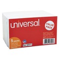 Flash Cards | Universal UNV47205 3 in. x 5 in. Index Cards - Unruled, White (500/Pack) image number 3