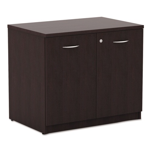 Office Filing Cabinets & Shelves | Alera ALEVA613622ES Valencia Series 34.13w x 22.78d x 29.5h Storage Cabinet - Espresso image number 0