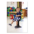 Office Furniture Accessories | Storex 00300U01C Wiggle Stool, Backless, Supports Up to 250 lbs, 12-in to 18-in Seat Height, Black Seat, Black Base image number 2