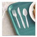 Cutlery | SOLO RSW7Z-0007 Reliance Mediumweight Plastic Fork/Knife/Spoon Cutlery Kit - White (1500/Carton) image number 1