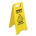 Floor Signs & Safety Signs | Impact 9152W 12.05 in. x 1.55 in. x 24.3 in. Bilingual Wet Floor Sign - Yellow image number 1