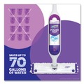 Office & Office Supplies | Swiffer 80714901 15.4 in. x 5.3 in. White/Purple Cloth Head PowerMop Starter Kit and 26 in. Silver Aluminum Handle image number 5