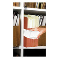 File Folders | Tabbies 68815 9.63 in. x 2 in. File Pocket Handles - White (48/Pack) image number 3