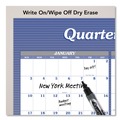 Bulletin Boards | AT-A-GLANCE A1102 24 in. x 36 in. 12-Month (Jan to Dec): 2025 Vertical/Horizontal Erasable Quarterly/Monthly Wall Planner - White/Blue Sheets image number 3