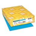 Copy & Printer Paper | Neenah Paper 26781 Exact Brights 20 lbs. 8.5 in. x 11 in. Color Paper - Bright Blue (500/Ream) image number 0
