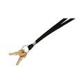 Label & Badge Holders | Advantus 75423 36 in. Long Metal Ring Fastener Deluxe Lanyards - Black (24/Box) image number 2