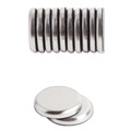 Office & Office Supplies | U Brands 2911U00-12 1.25 in. Diameter Circle High Energy Magnets - Silver (12/Pack) image number 0