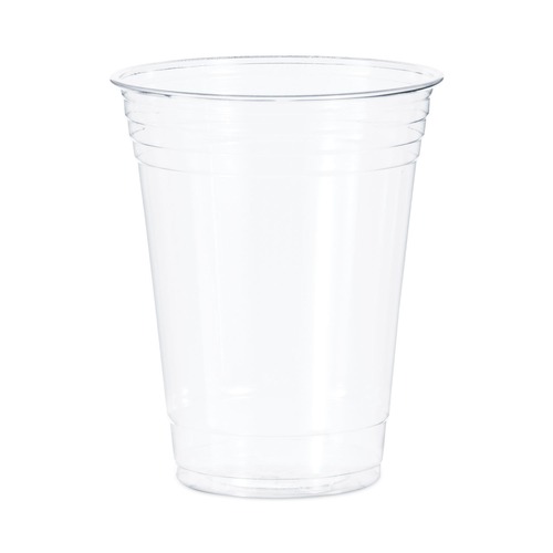  | Dart TP16D Ultra Clear 16 oz. Squat PET Cups (50/Bag, 20 Bags/Carton) image number 0