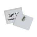 Label & Badge Holders | C-Line 95523 3-1/2 in. x 2-1/4 in. Top Load Name Badge Kits - Clear (50/Box) image number 1