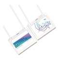 Label & Badge Holders | Avery 74520 4 x 3 Top-Load Necklace-Style Badge Holder with Laser/Inkjet Insert - White (50/Box) image number 1