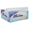 Trash Bags | Stout by Envision ZF008C 2 mil 12 in. x 12 in. Seal Closure Bags - Clear (500/Carton) image number 4