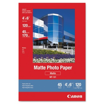 COPY AND PRINTER PAPER | Canon 7981A014 4 x 6 Matte Photo Paper - Matte White (120/Pack)
