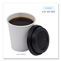 Cups and Lids | Boardwalk BWKHOTBL8 Plastic Hot Cup Lids for 8 oz. Hot Cups - Black (1000/Carton) image number 7