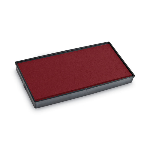 Stamps & Stamp Supplies | COSCO 2000PLUS 065473 2.38 in. x 0.25 in. Replacement Ink Pad for 2000PLUS 1SI40PGL and 1SI40P - Red image number 0
