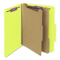 Just Launched | Smead 14034 Pressboard Six-Section Top Tab Classification Folders - Letter, Yellow (10/Box) image number 0