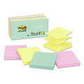 Notebooks & Pads | 3M R330-12AP 3 in. x 3 in. Original Pop-up Refill Value Pack - Beachside Cafe Collection Colors (12/Pack) image number 0