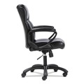 Office Chairs | Basyx HVST305 19 in. - 23 in. Seat Height Mid-Back Executive Chair Supports Up to 225 lbs. - Black image number 2