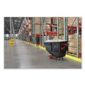 Cleaning Carts | Rubbermaid Commercial 2173662 202 gal 1000 lb Capacity Plastic Motorized Roto Tilt Truck - Black image number 3