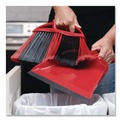 Brooms | O-Cedar 172134EA 57 in. Handle One Sweep LG Broom with Dustpan - Red/Black/Gray image number 5