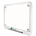 White Boards | Quartet TM1107 11 in. x 7 in. iQ Total Erase Translucent-Edge Board - White Surface, Clear Plastic Frame image number 1